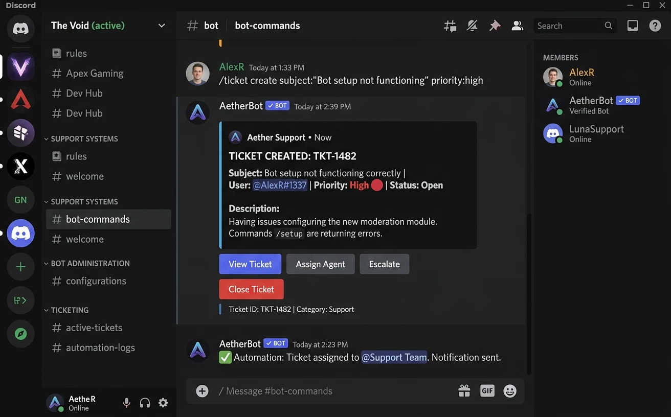 Discord Bot Development